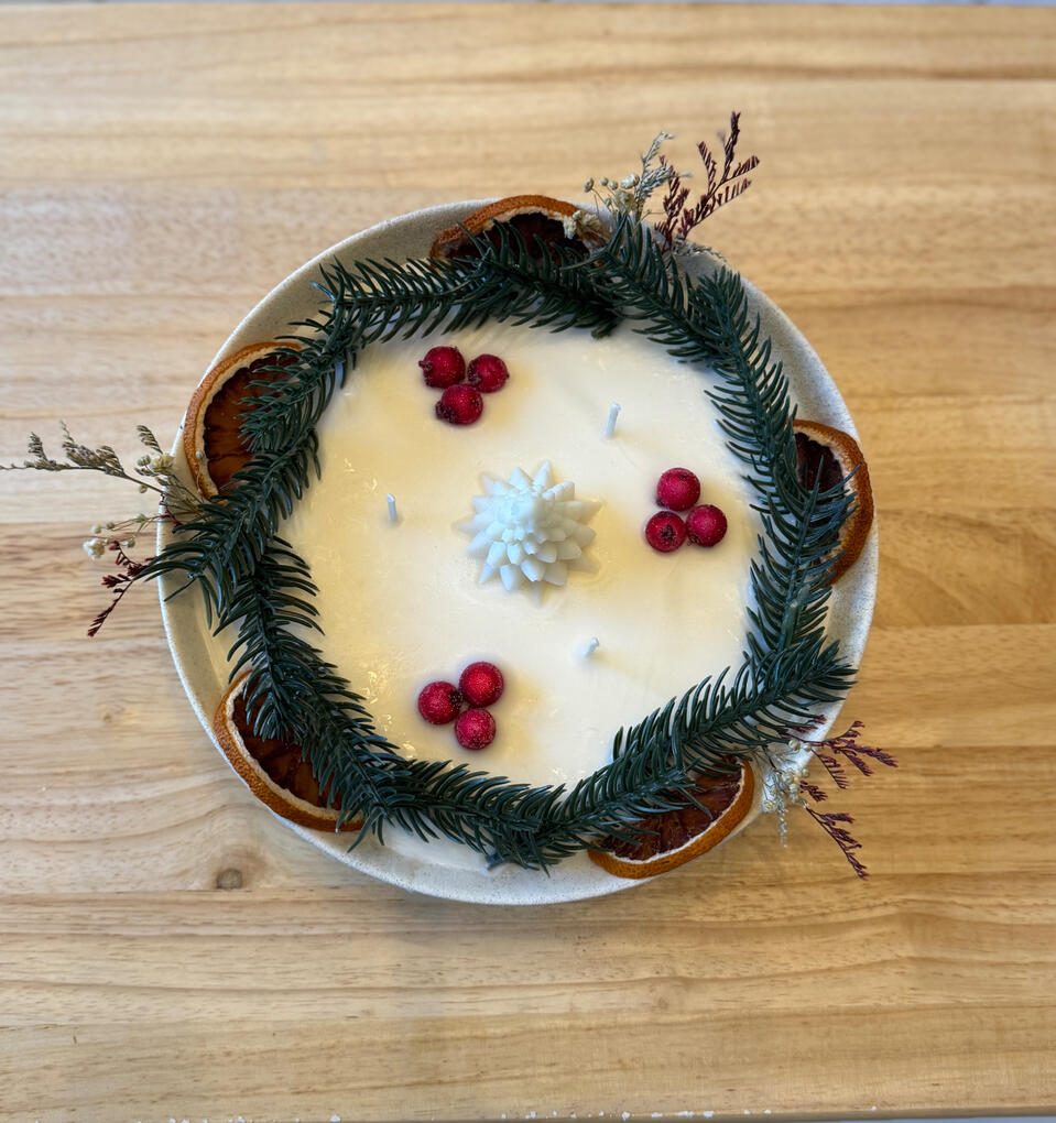Winter Citrus Wreath